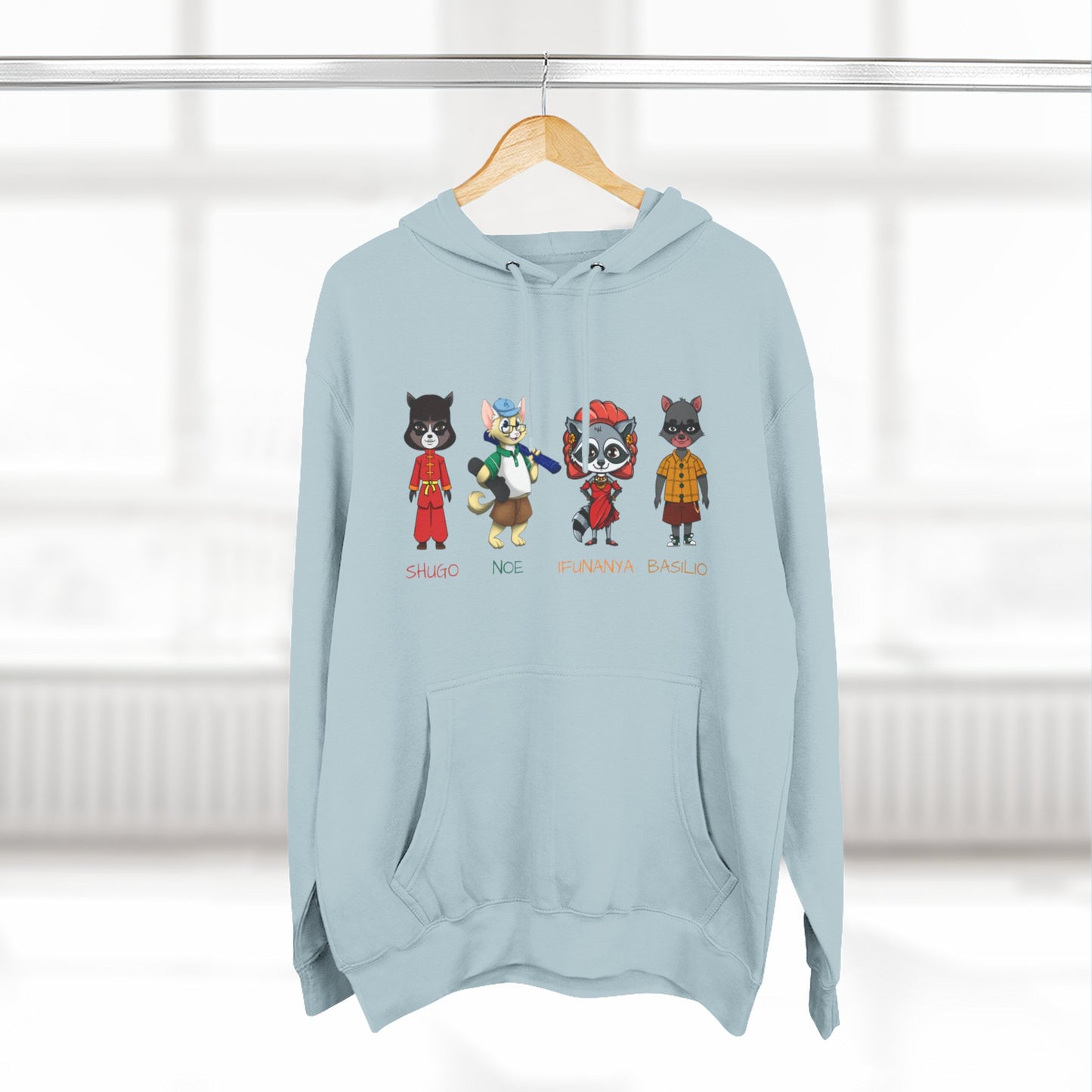 The Cats and The Coons Fleece Character Hoodie