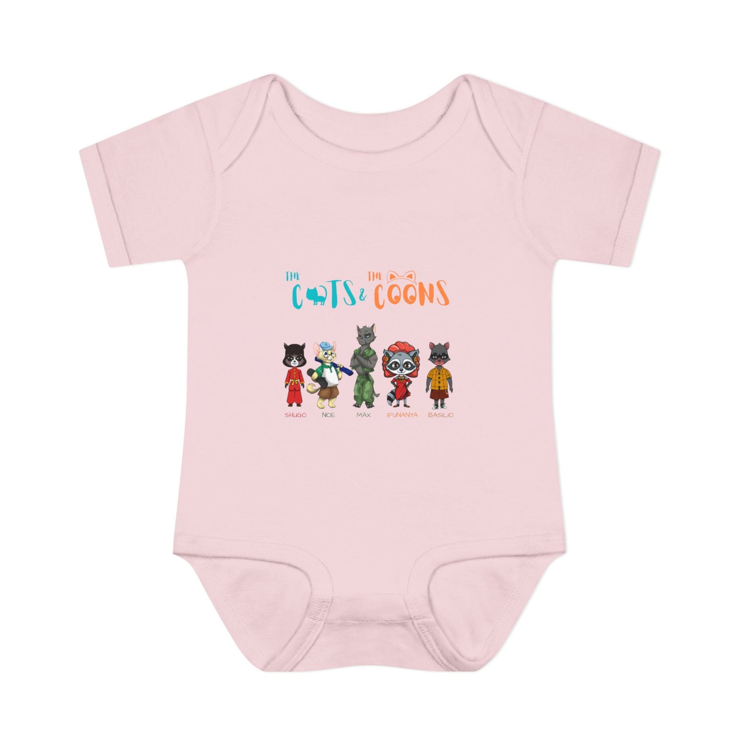 The Cats and the Coons - Cute Infant Outfit for Baby Showers, Newborn Gift, Gender Neutral, Funny Baby Clothes, Playful Design