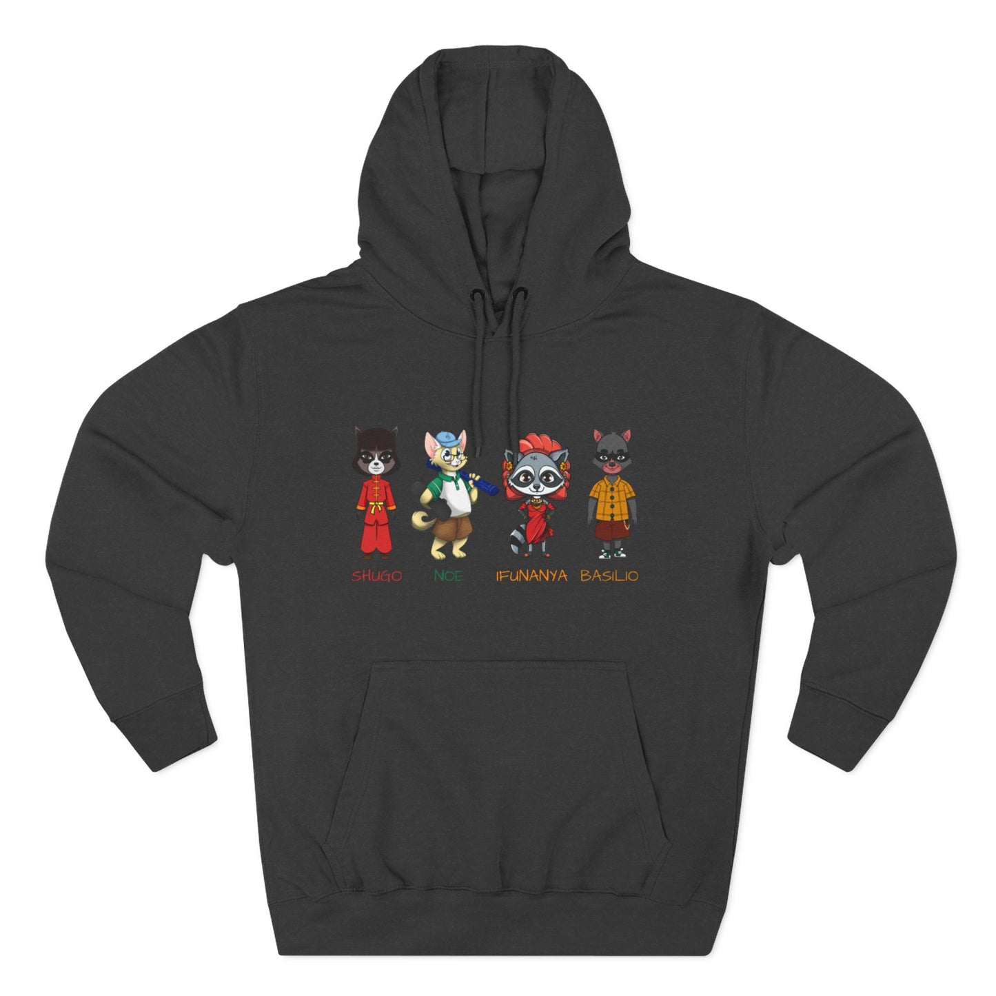 The Cats and The Coons Fleece Character Hoodie