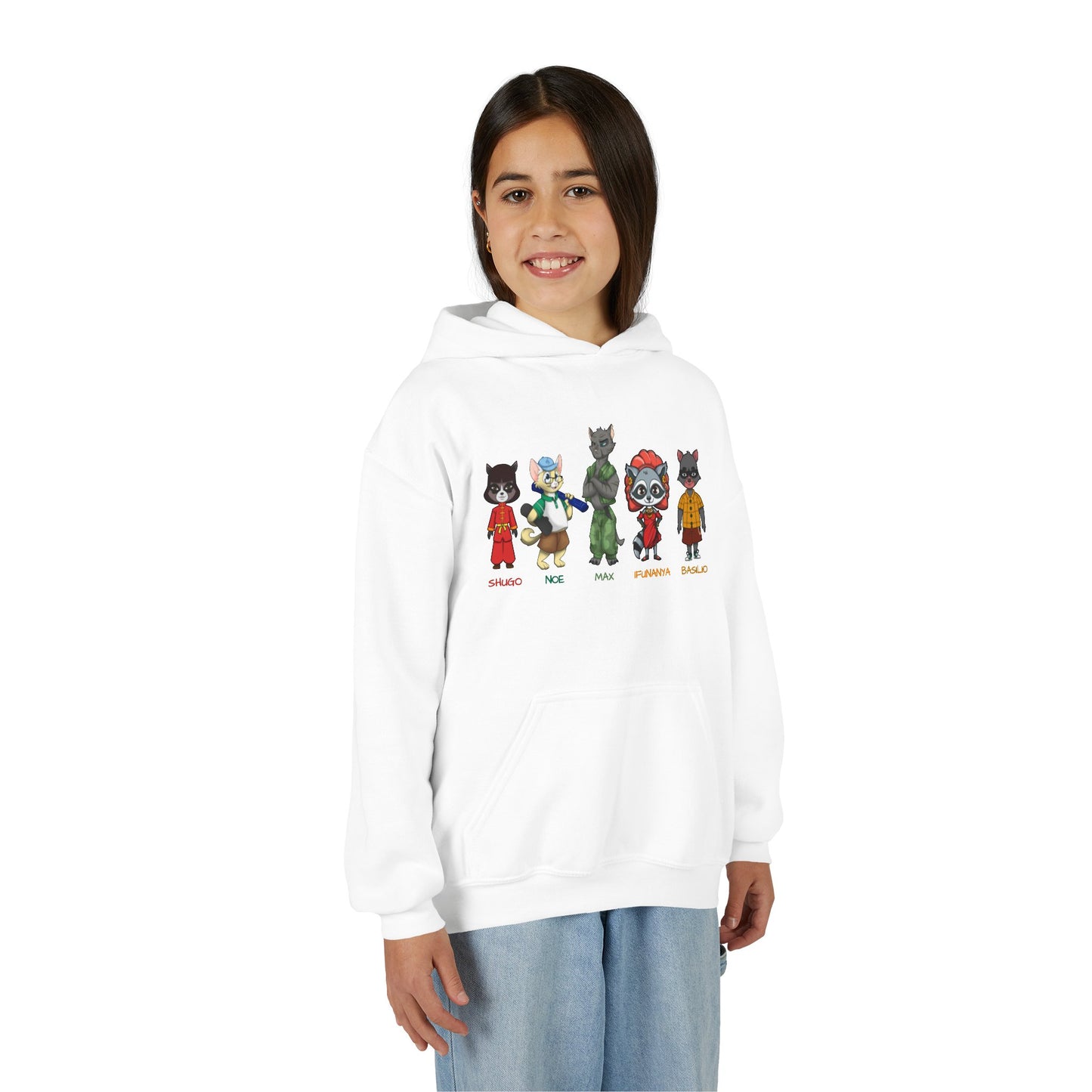 Youth Cats and Coons Featured Character Hooded Sweatshirt