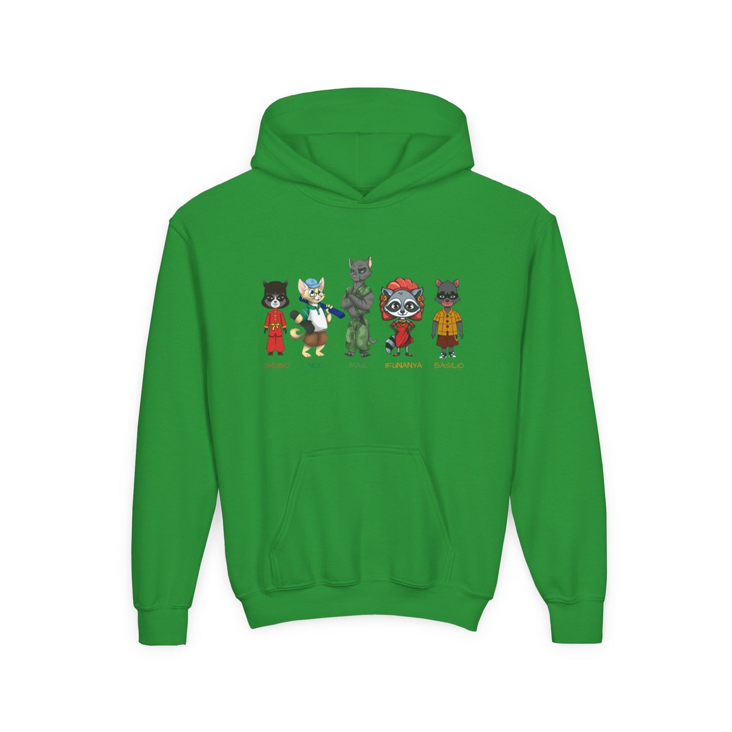 Youth Cats and Coons Featured Character Hooded Sweatshirt