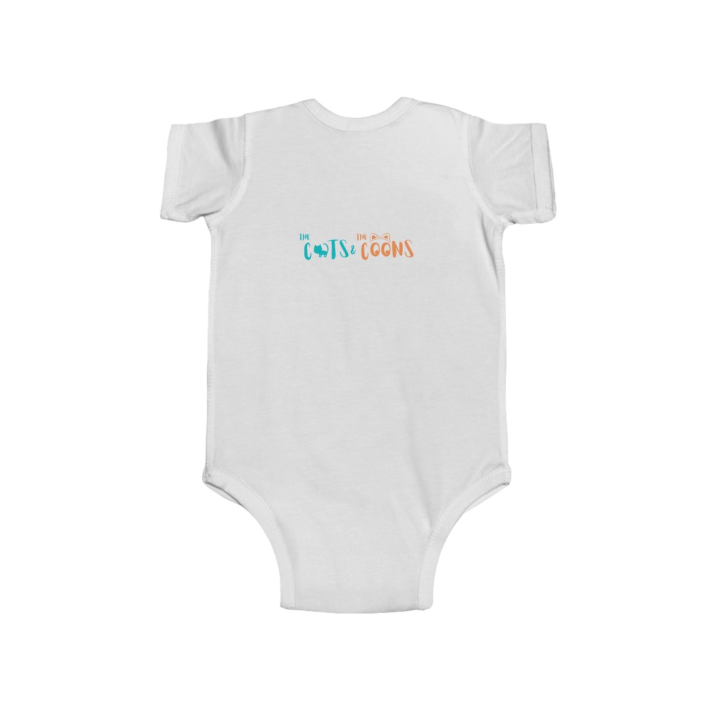 Adorable Infant Bodysuit with Tadpole, Stikie & Knebo | “My Brother” Design | The Cats and The Coons Baby Clothing for Sibling Love