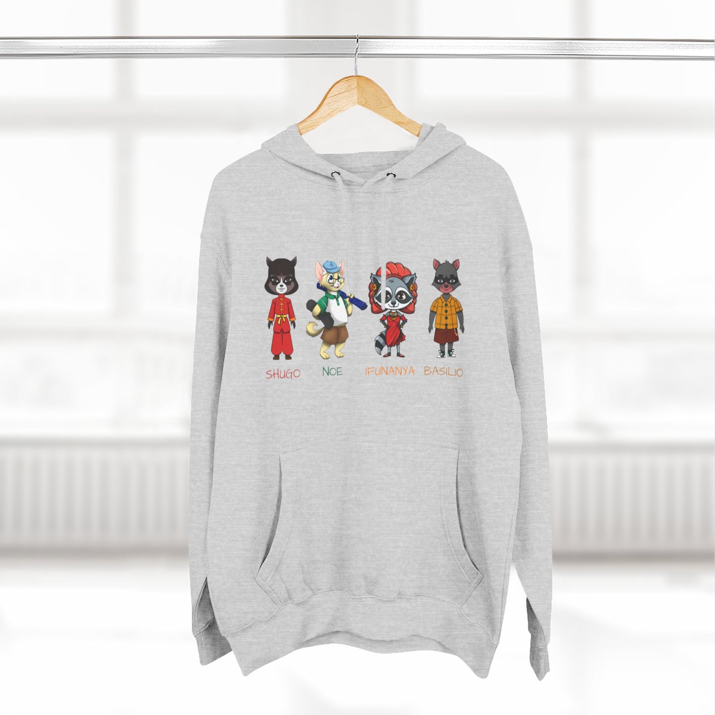 The Cats and The Coons Fleece Character Hoodie