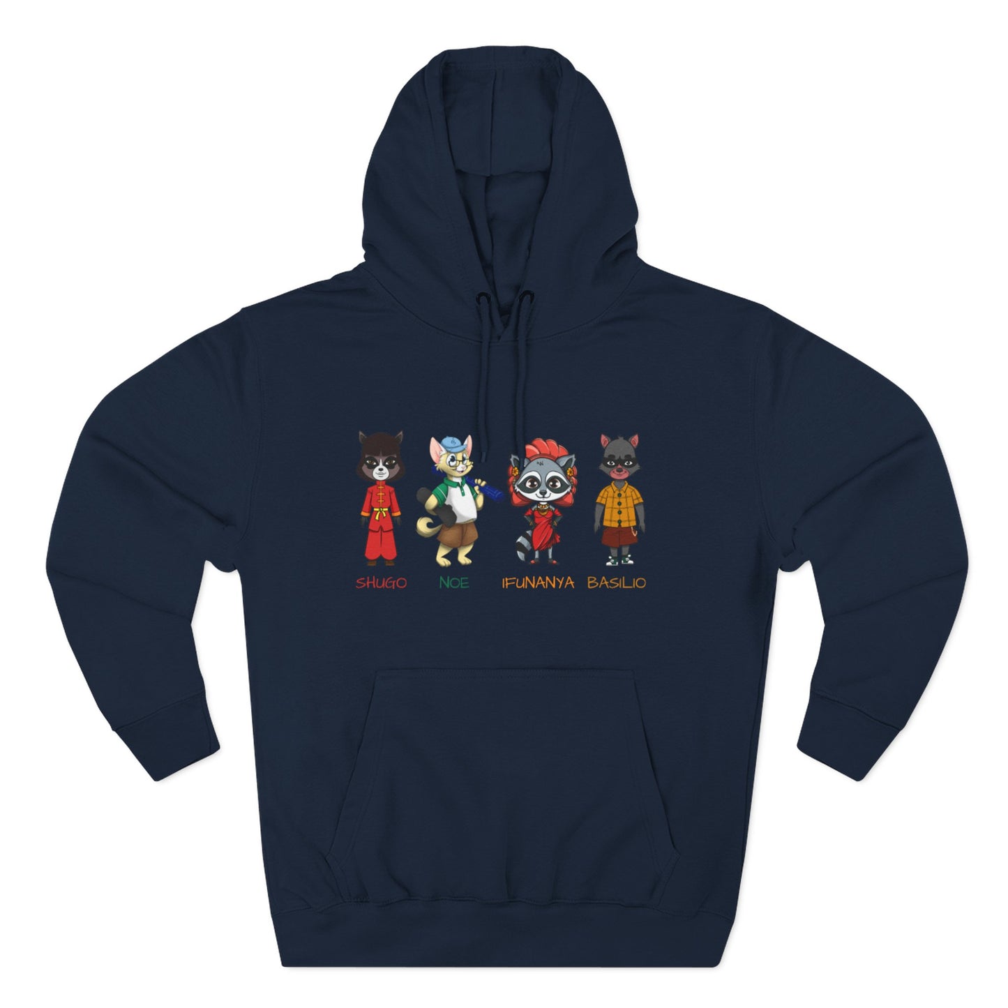 The Cats and The Coons Fleece Character Hoodie