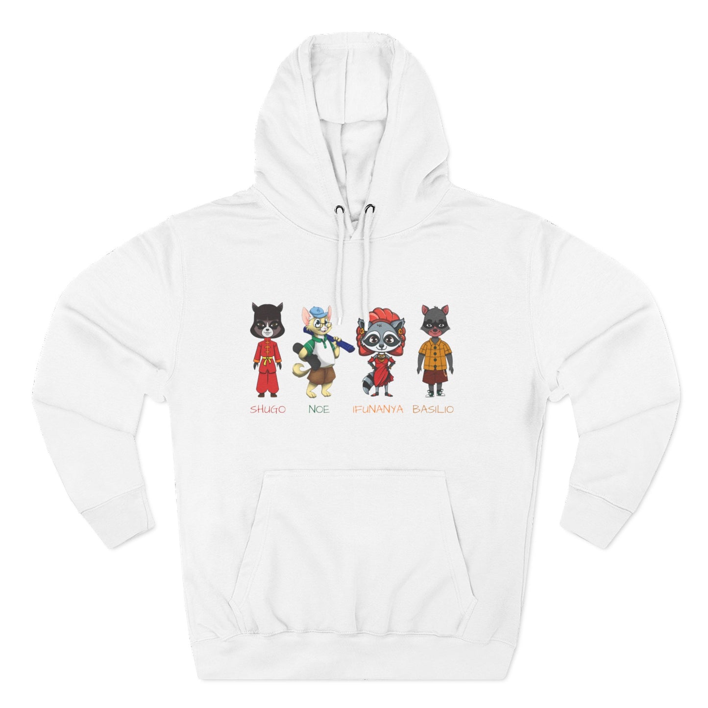 The Cats and The Coons Fleece Character Hoodie