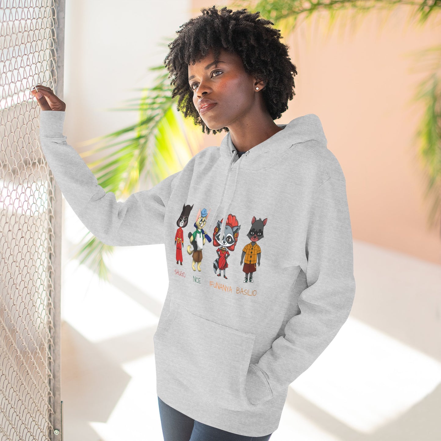 The Cats and The Coons Fleece Character Hoodie