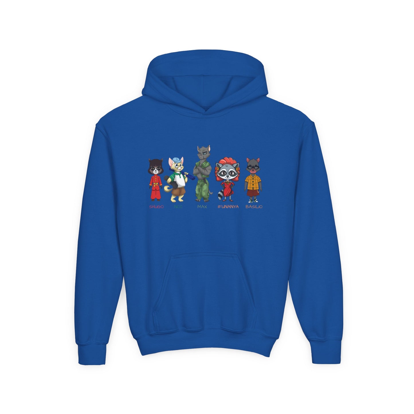 Youth Cats and Coons Featured Character Hooded Sweatshirt
