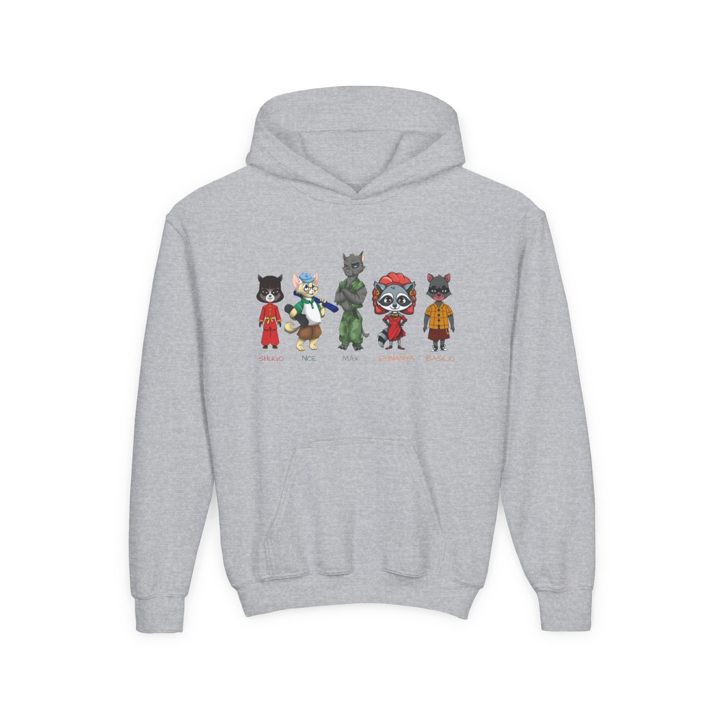 Youth Cats and Coons Featured Character Hooded Sweatshirt