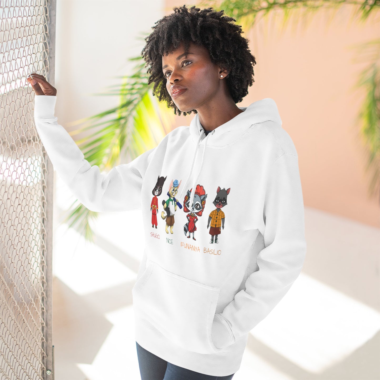 The Cats and The Coons Fleece Character Hoodie