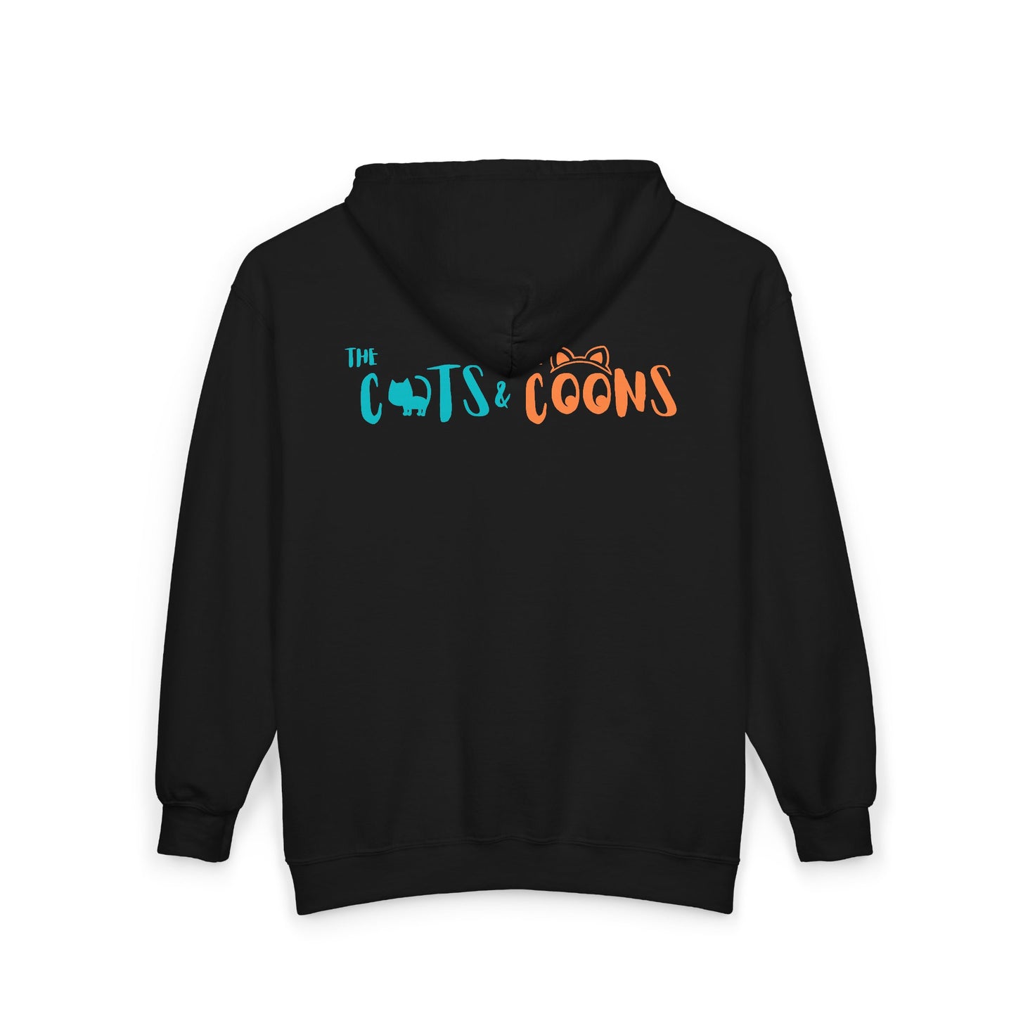 The Cats & The Coons Unisex Full Zip Hoodie: Perfect for Everyday and Gifting, Cozy Layering