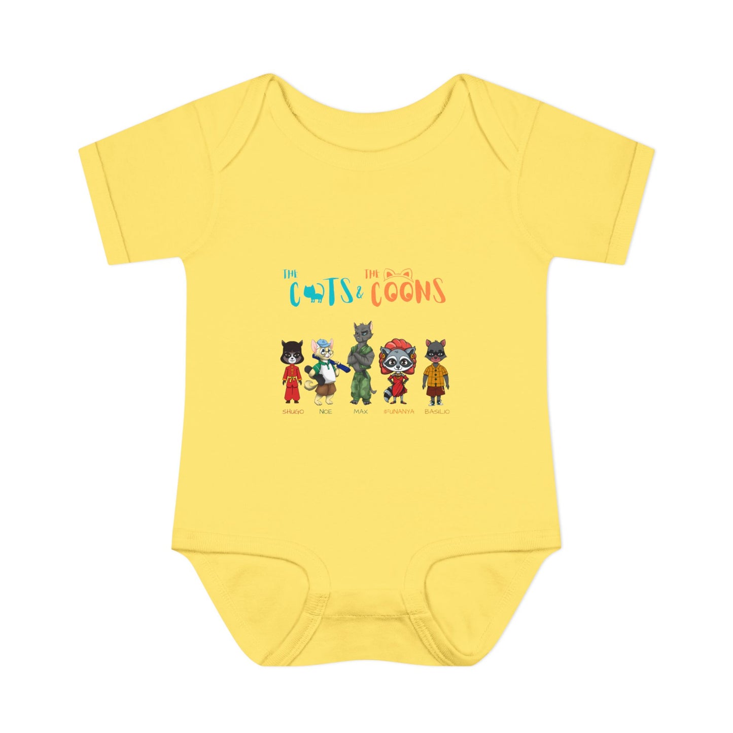 The Cats and the Coons - Cute Infant Outfit for Baby Showers, Newborn Gift, Gender Neutral, Funny Baby Clothes, Playful Design