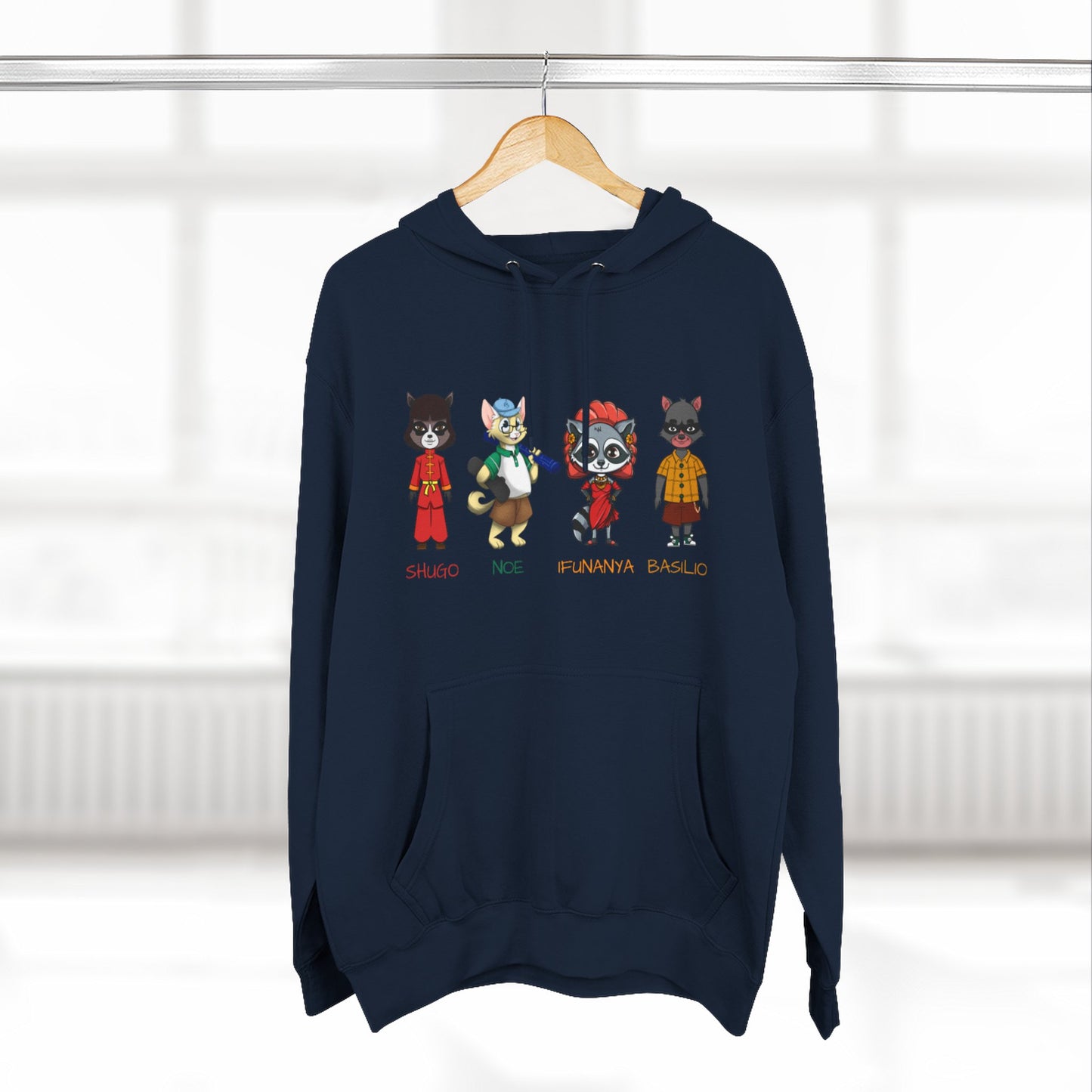 The Cats and The Coons Fleece Character Hoodie