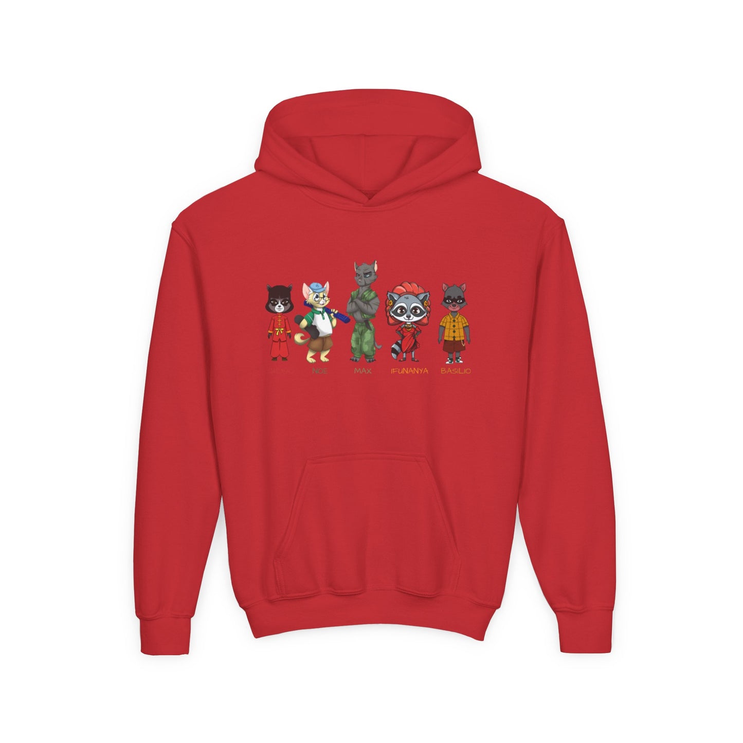 Youth Cats and Coons Featured Character Hooded Sweatshirt