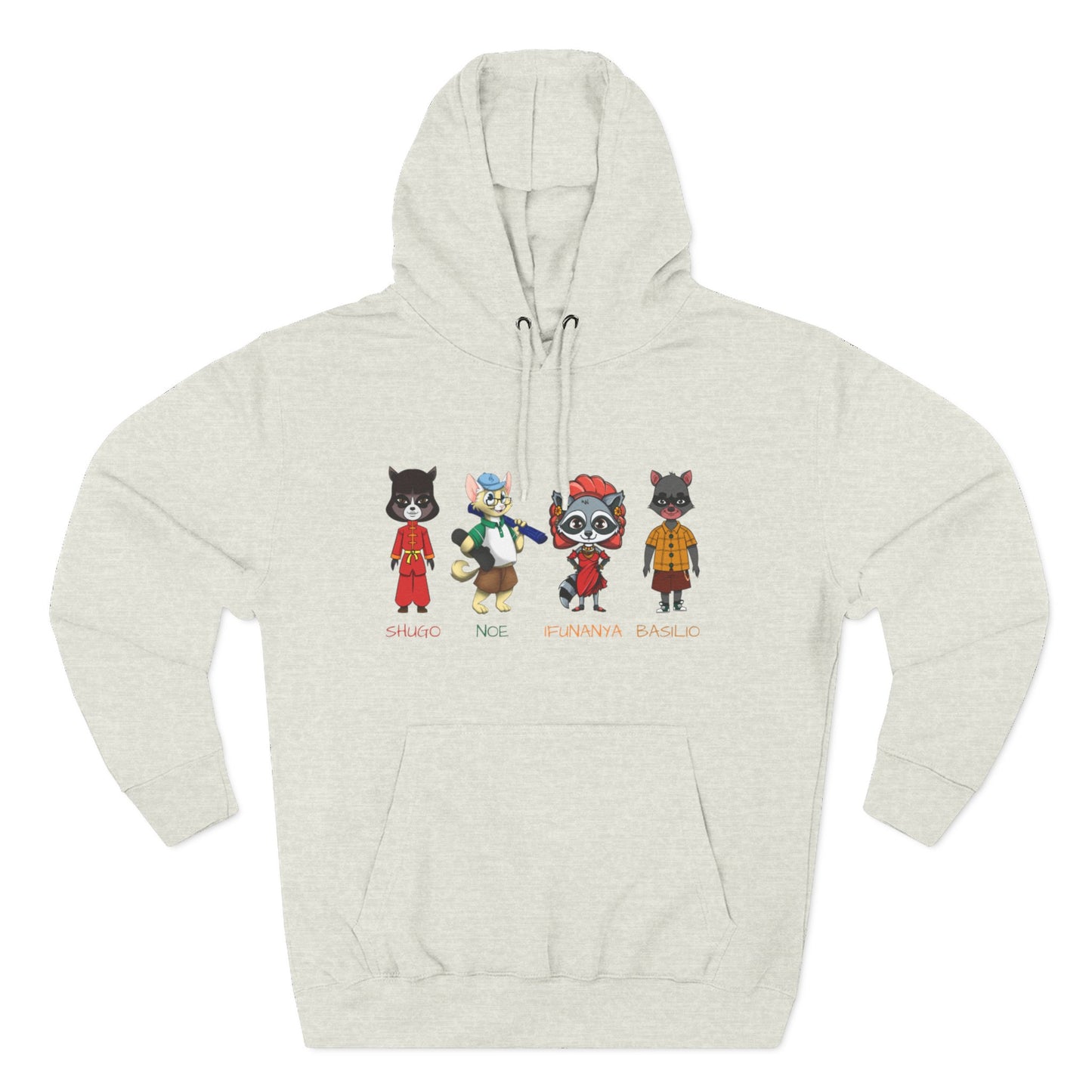 The Cats and The Coons Fleece Character Hoodie