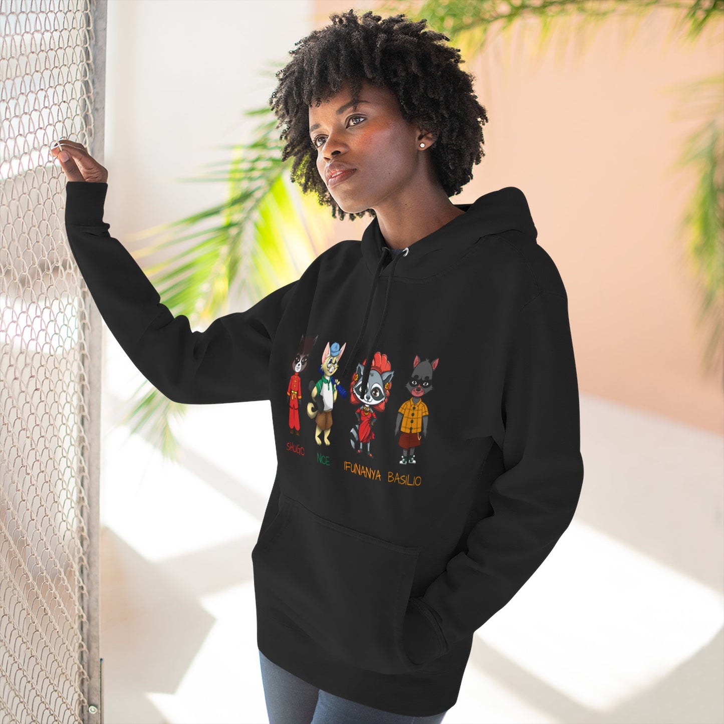 The Cats and The Coons Fleece Character Hoodie