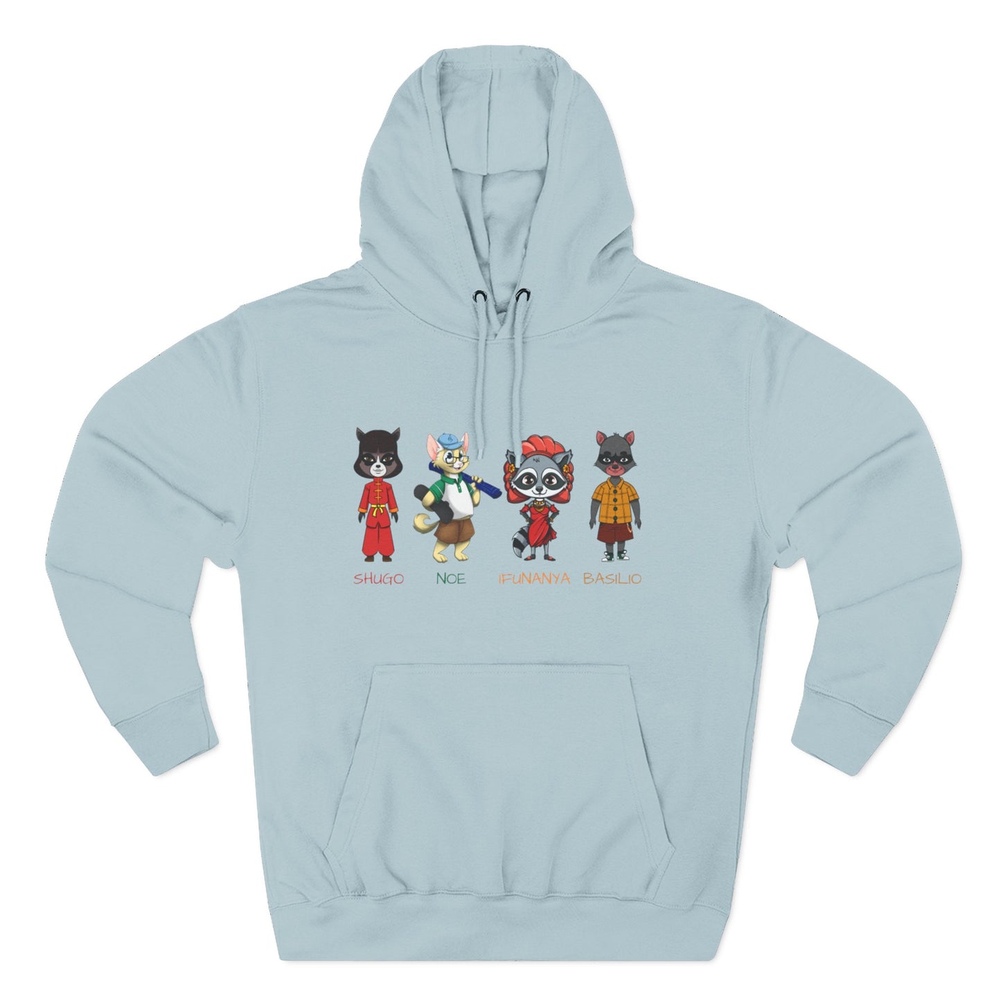 The Cats and The Coons Fleece Character Hoodie