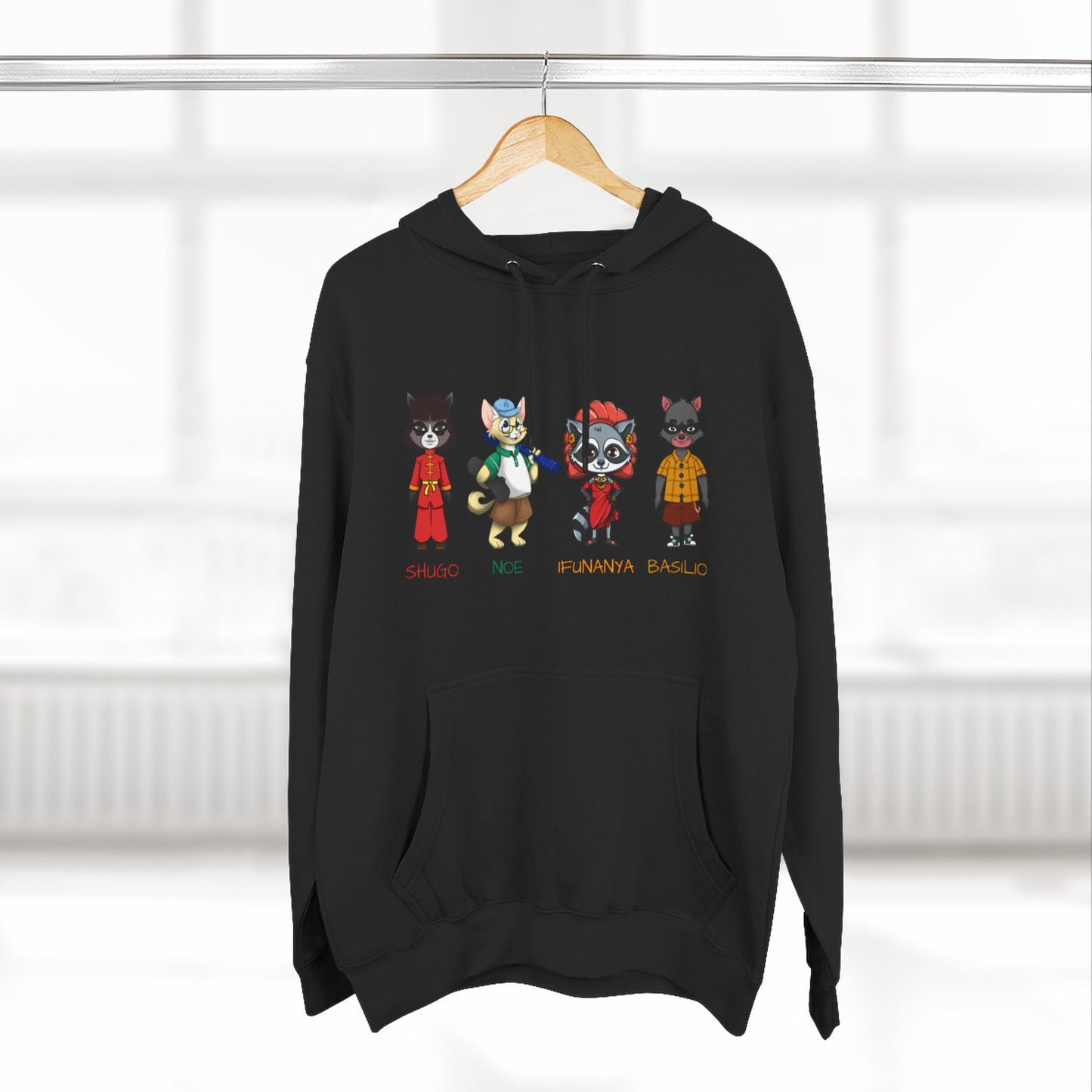 The Cats and The Coons Fleece Character Hoodie