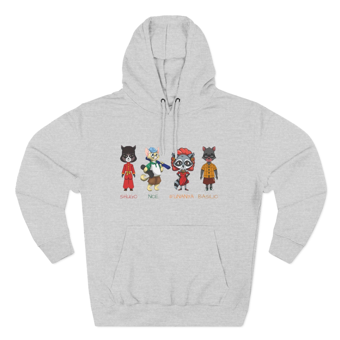 The Cats and The Coons Fleece Character Hoodie