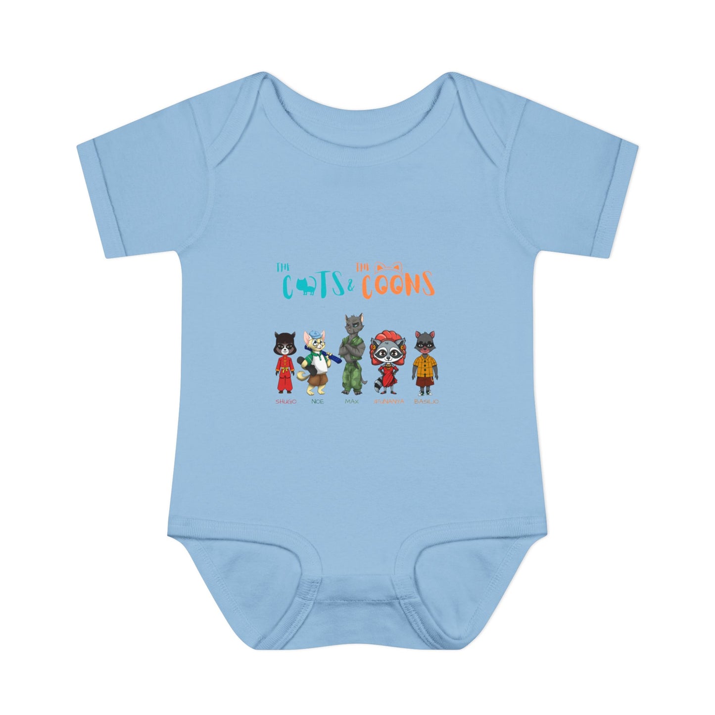 The Cats and the Coons - Cute Infant Outfit for Baby Showers, Newborn Gift, Gender Neutral, Funny Baby Clothes, Playful Design