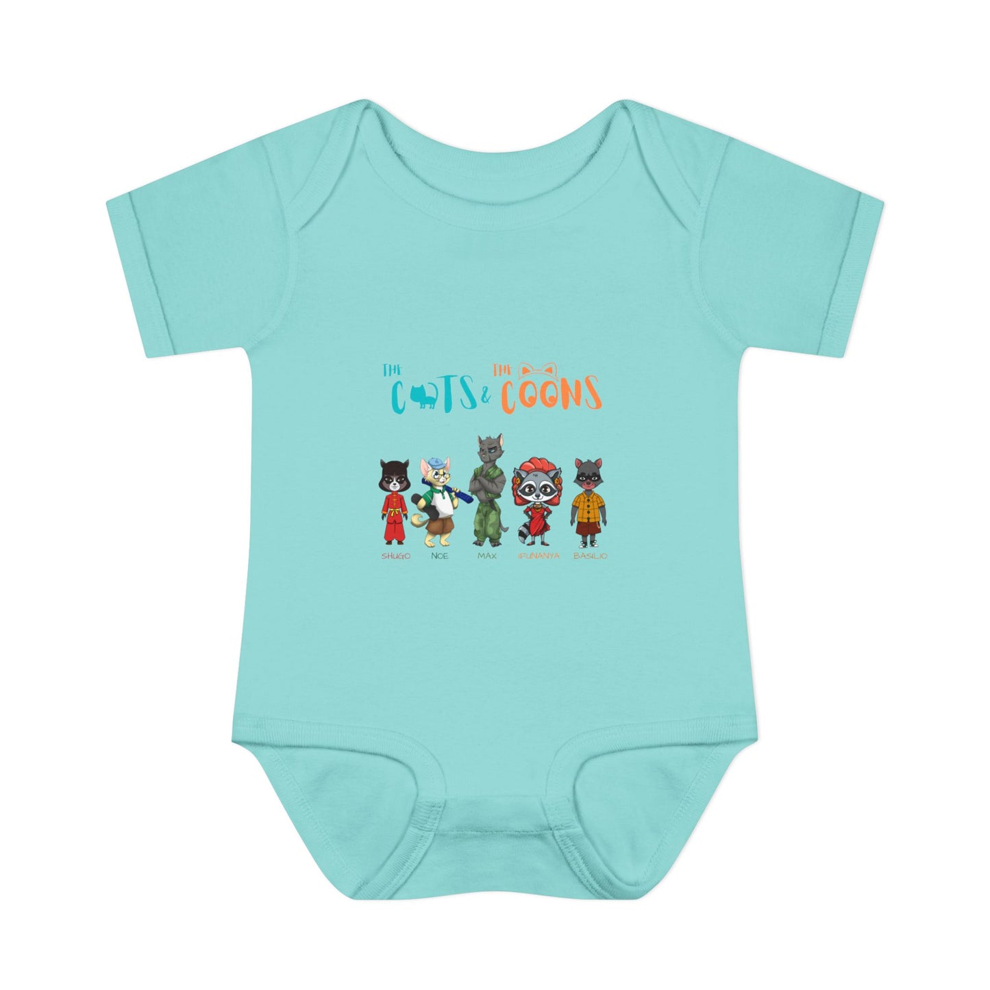 The Cats and the Coons - Cute Infant Outfit for Baby Showers, Newborn Gift, Gender Neutral, Funny Baby Clothes, Playful Design