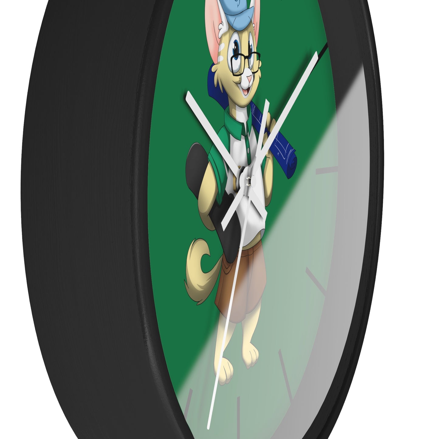 Personalized Noe Wall Clock | The Cats and The Coons Home Accent | Inspiring Timepiece for Young Creators & Curious Minds