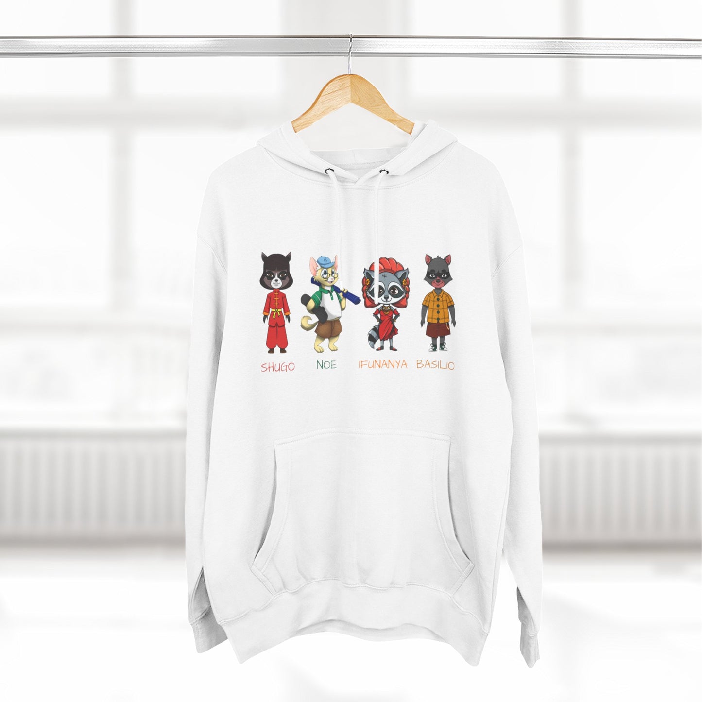 The Cats and The Coons Fleece Character Hoodie