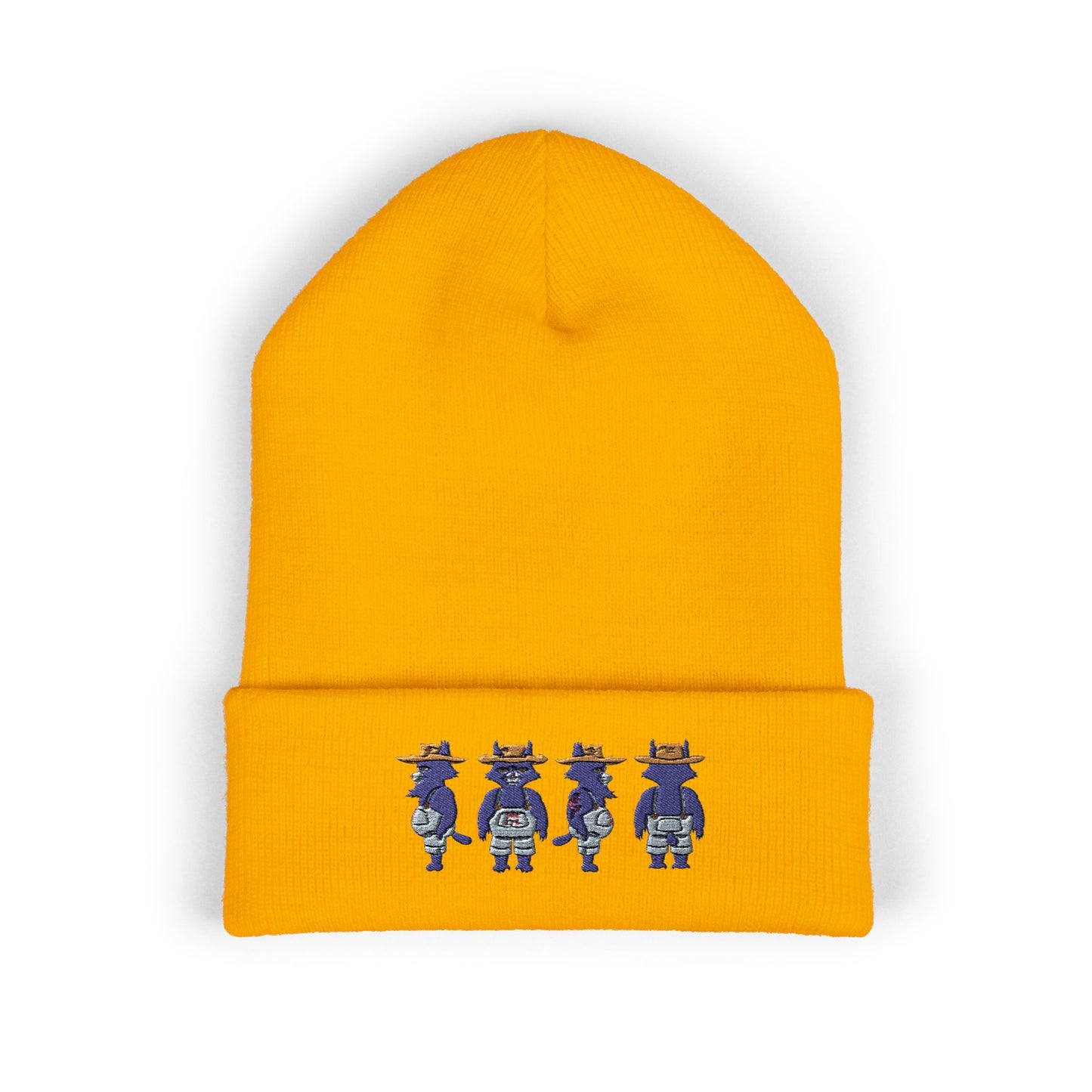 Vibrant Embroidered Tadpole Beanie for Cozy Style that matches your little ones, Fall Fashion Cap, Unisex Knit Hat, Winter Accessory, Gift for Cartoon Lovers