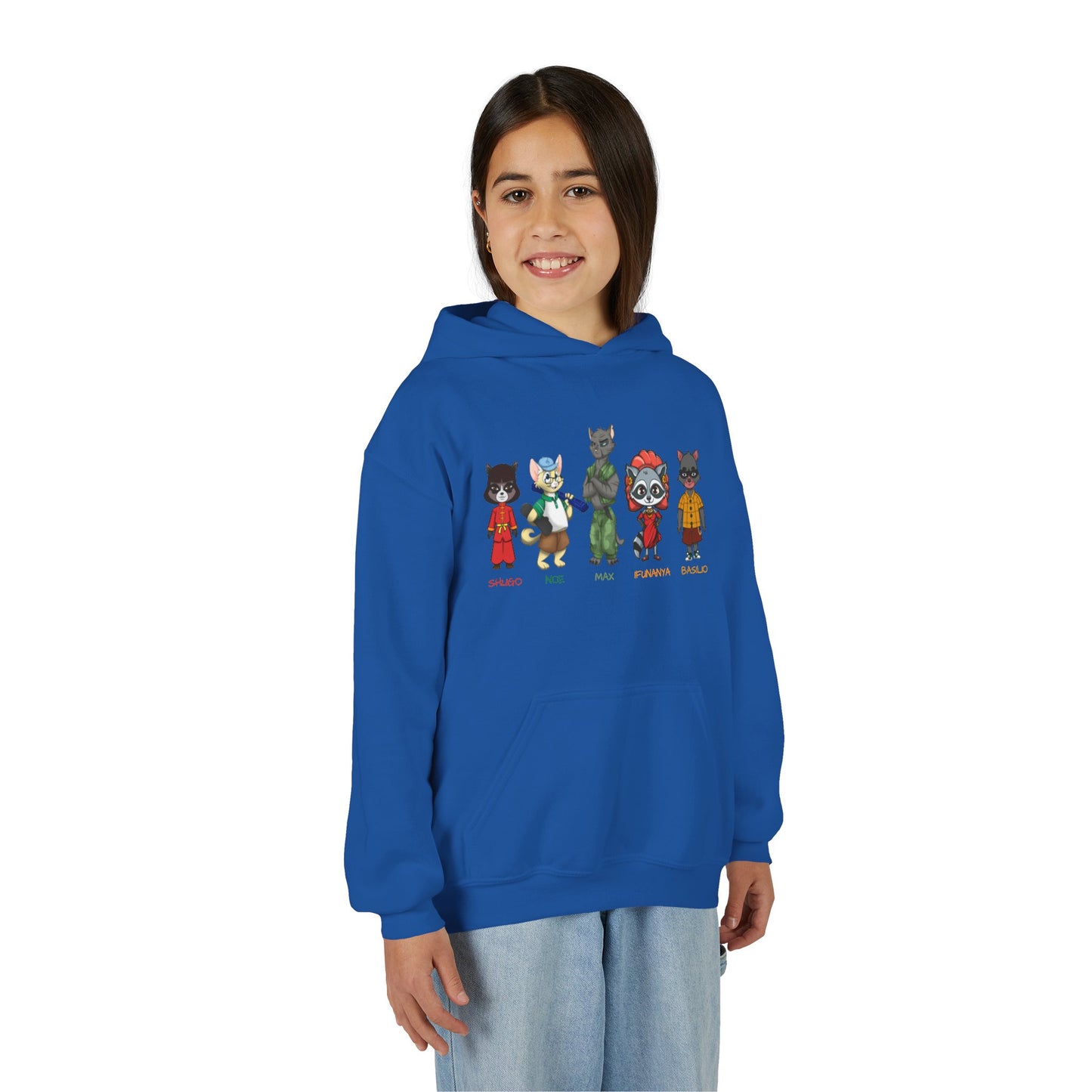 Youth Cats and Coons Featured Character Hooded Sweatshirt