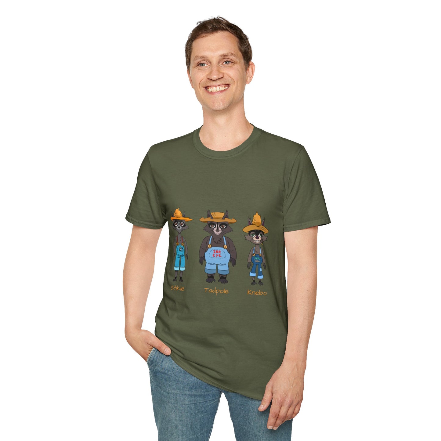 Brotherly Love Cats and Coons Adult Unisex Tee