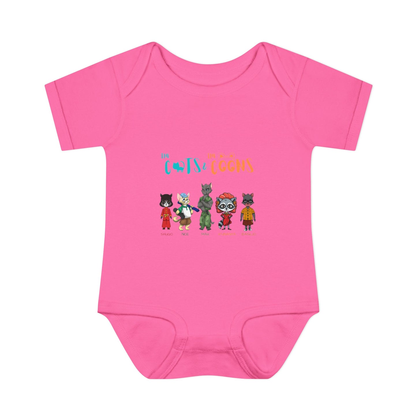 The Cats and the Coons - Cute Infant Outfit for Baby Showers, Newborn Gift, Gender Neutral, Funny Baby Clothes, Playful Design