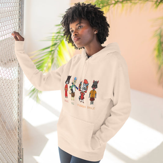 The Cats and The Coons Fleece Character Hoodie