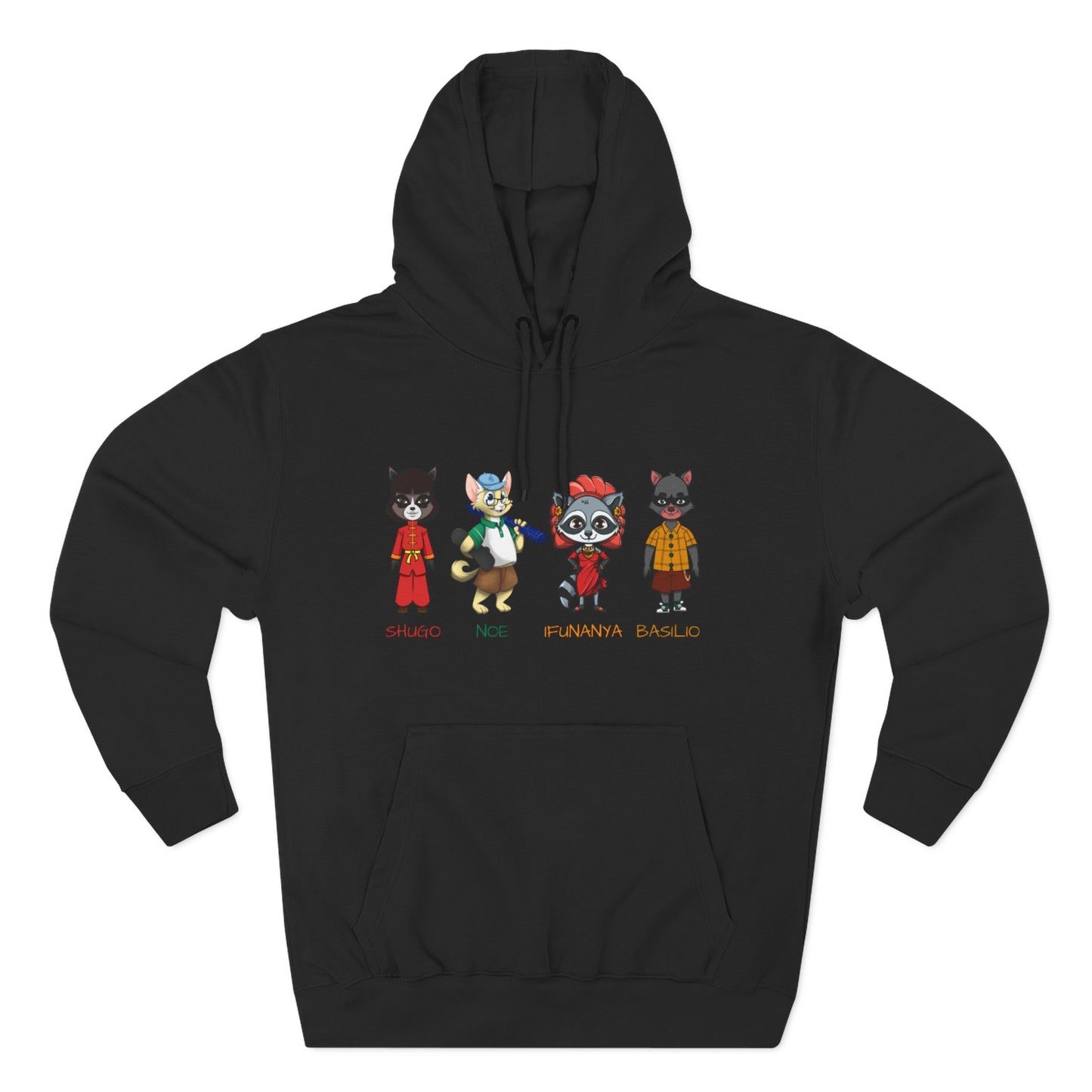 The Cats and The Coons Fleece Character Hoodie