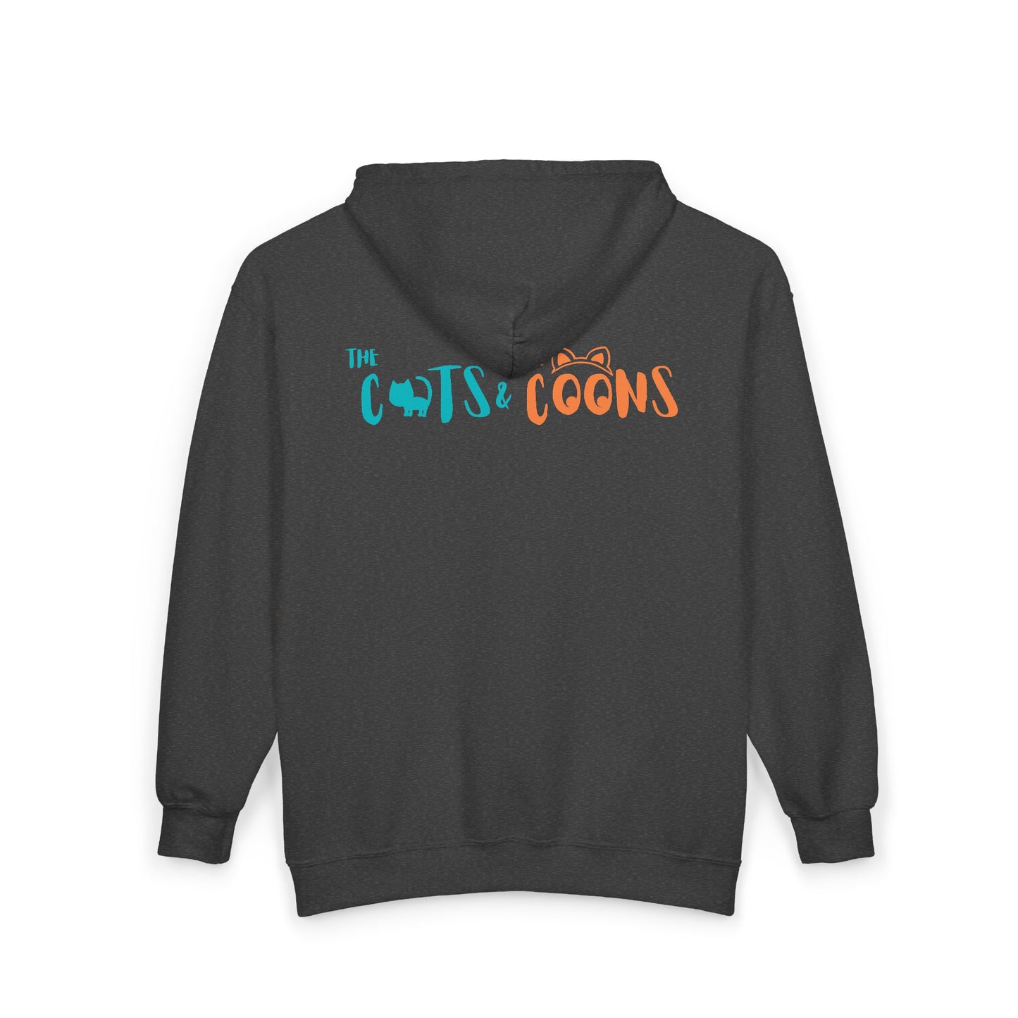 The Cats & The Coons Unisex Full Zip Hoodie: Perfect for Everyday and Gifting, Cozy Layering