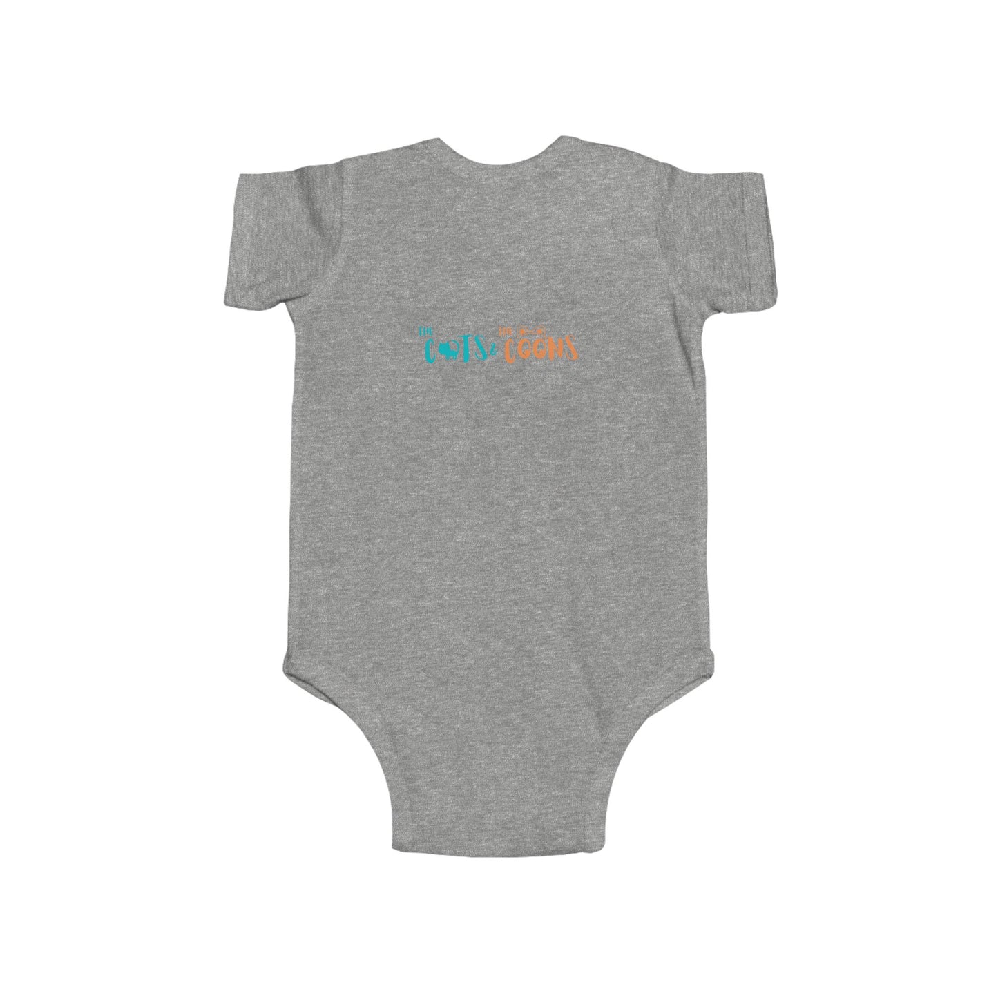 Adorable Infant Bodysuit with Tadpole, Stikie & Knebo | “My Brother” Design | The Cats and The Coons Baby Clothing for Sibling Love