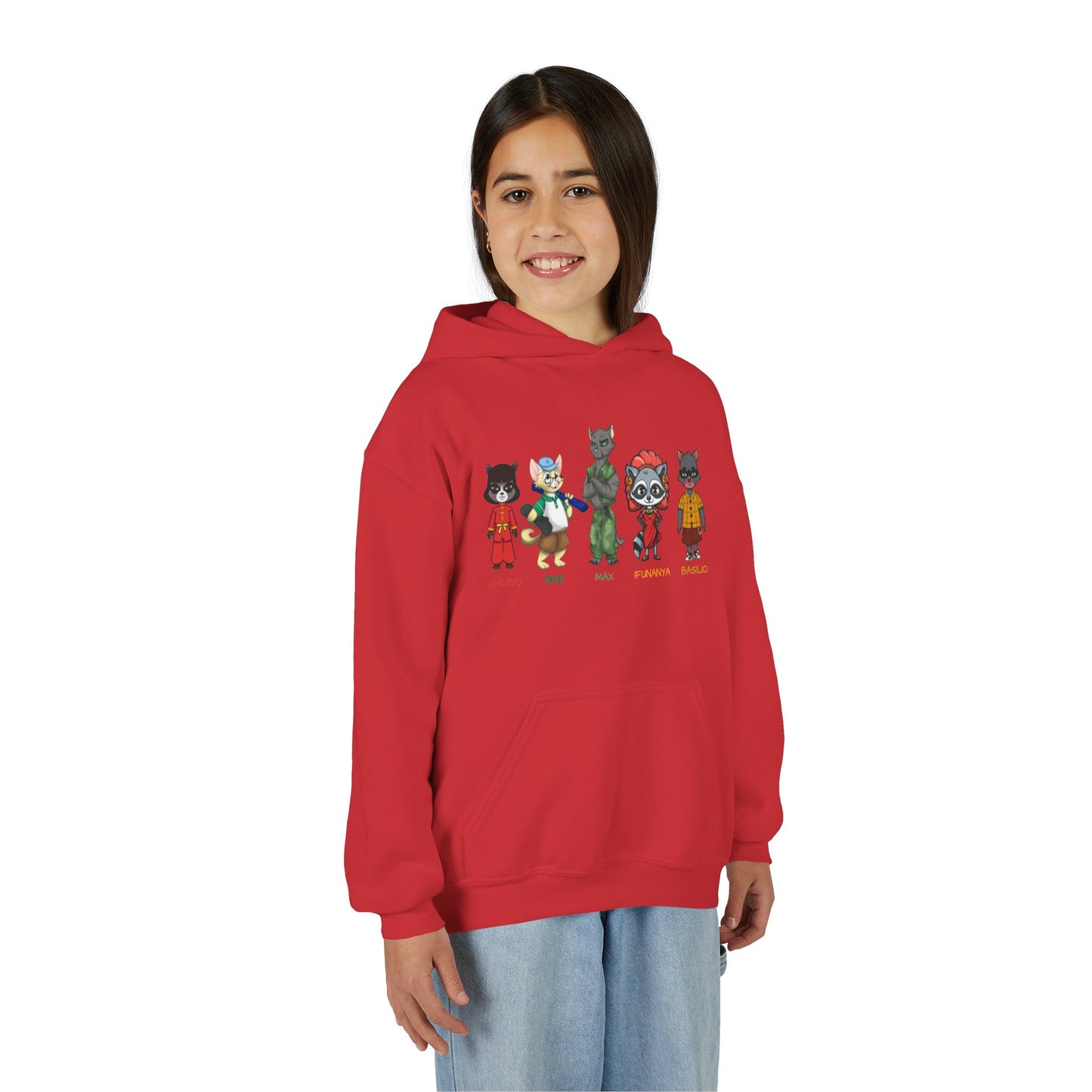 Youth Cats and Coons Featured Character Hooded Sweatshirt