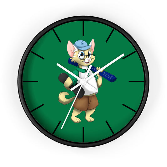 Personalized Noe Wall Clock | The Cats and The Coons Home Accent | Inspiring Timepiece for Young Creators & Curious Minds