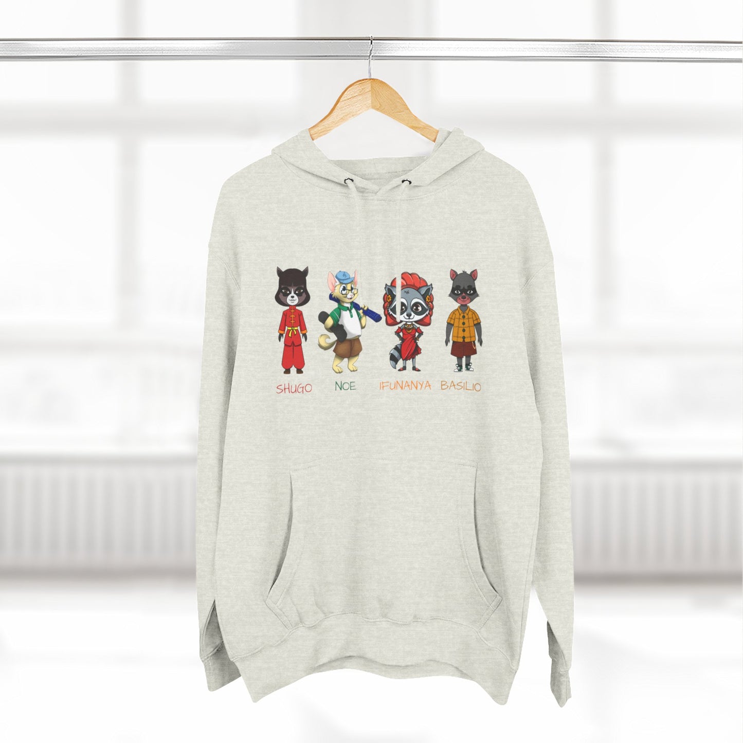 The Cats and The Coons Fleece Character Hoodie